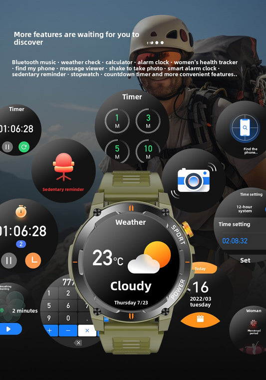J300 Fitness Tracker: Train Harder, Recover Smarter with IP68 Waterproof Sports Watch