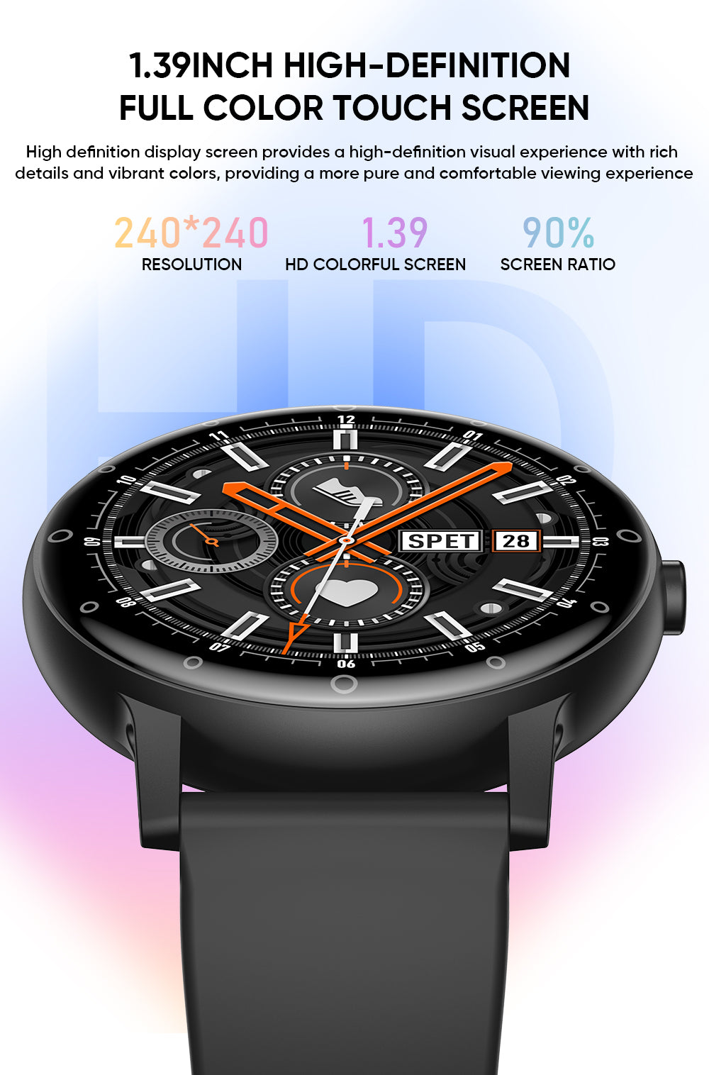 Smart watch S88 smart bracelet sleep heart rate blood sugar monitoring waterproof men's sports watch