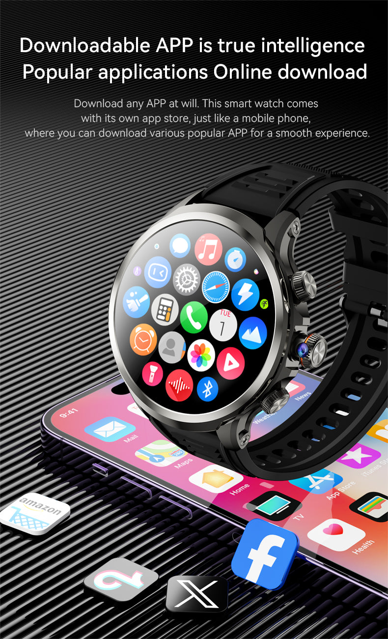 albums,music,sports,piay store,TikTok,Browser,Change the watch interface for free,Apps market,video player,HeartRate,Blood pressure,Blood Oxygen,Walk,Contacts,sound Recorder,Calendar,Calculator,clock,stopwatch,one-click cleanup,one-click drainage