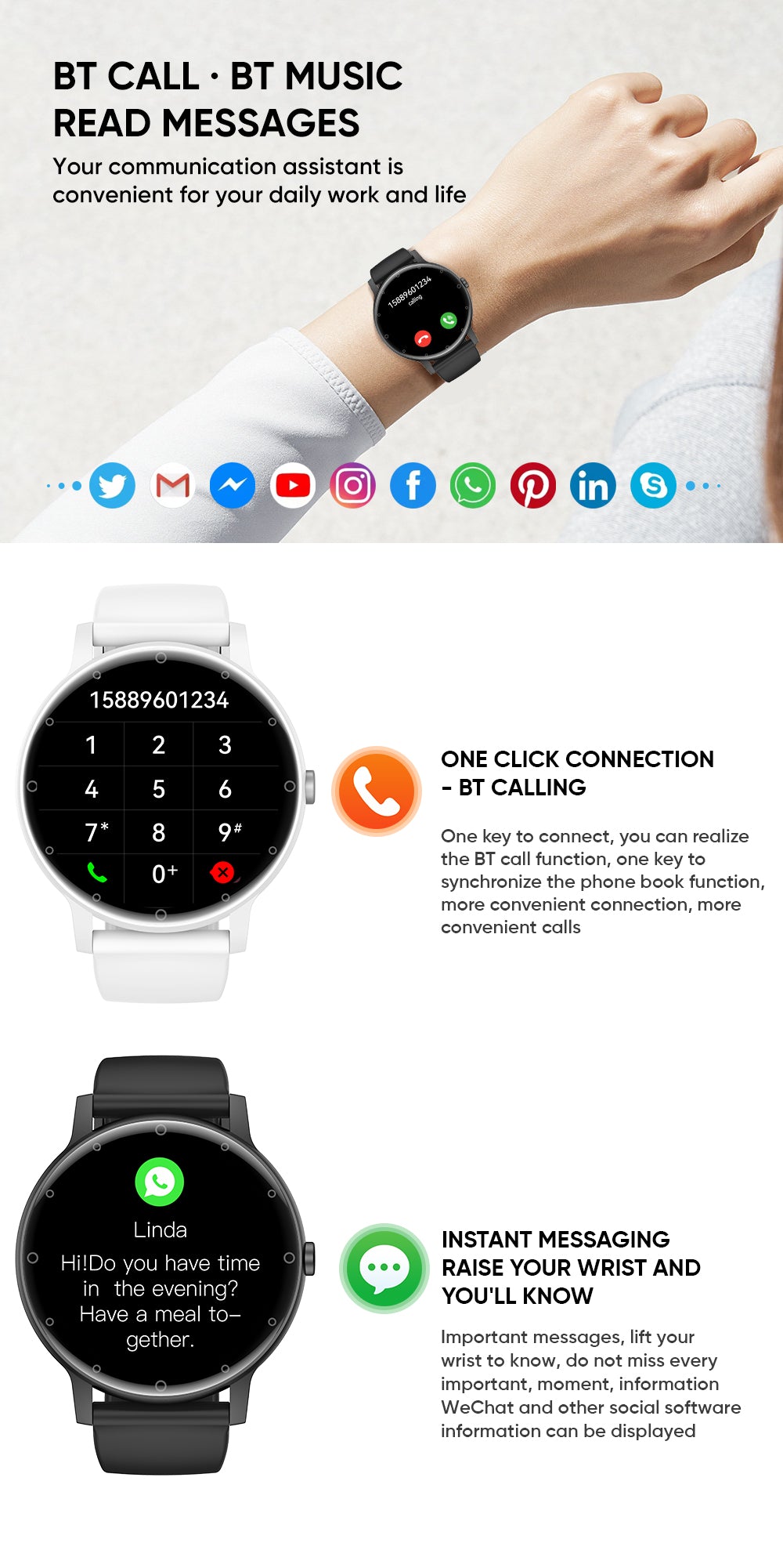 Smart watch S88 smart bracelet sleep heart rate blood sugar monitoring waterproof men's sports watch