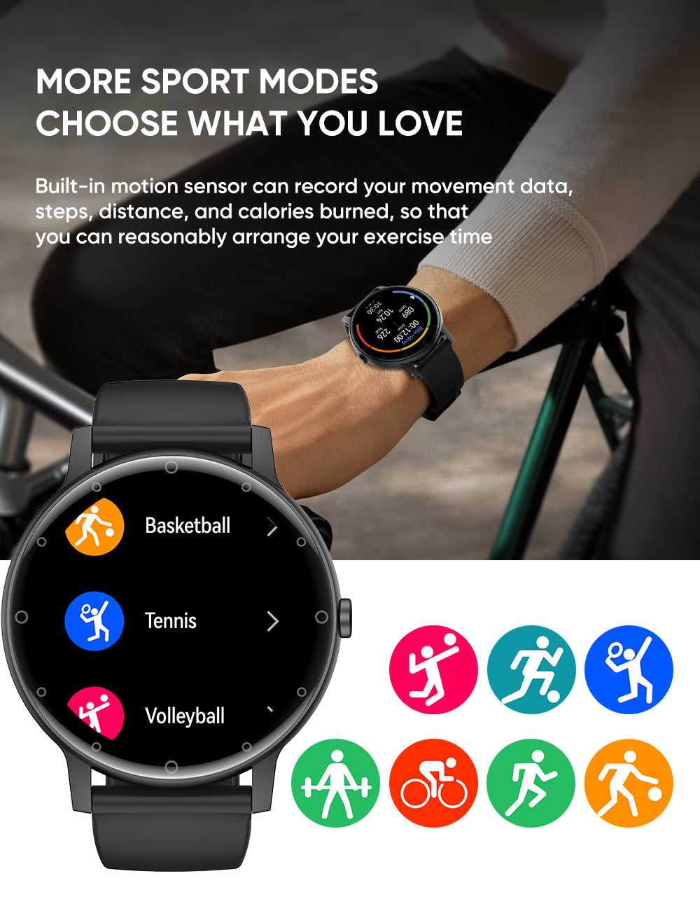Smart watch S88 smart bracelet sleep heart rate blood sugar monitoring waterproof men's sports watch