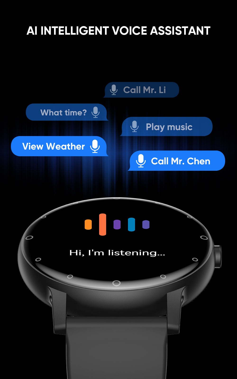 Smart watch S88 smart bracelet sleep heart rate blood sugar monitoring waterproof men's sports watch