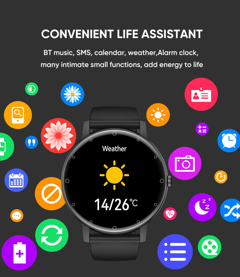 Smart watch S88 smart bracelet sleep heart rate blood sugar monitoring waterproof men's sports watch