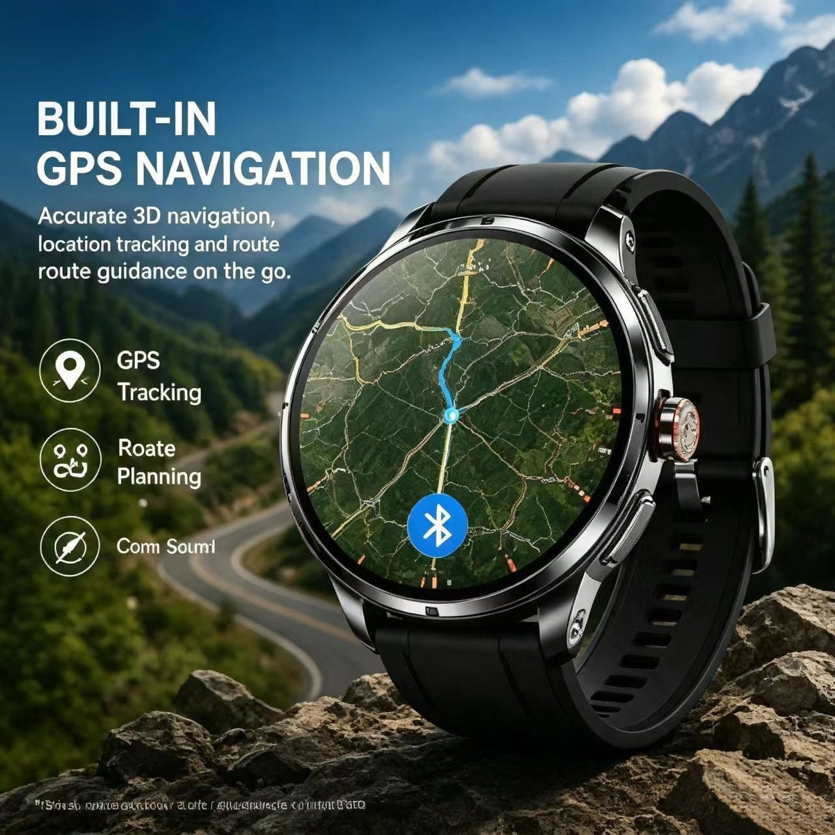 J98 4G LTE Smartwatch – Dual OS, AMOLED Display & GPS