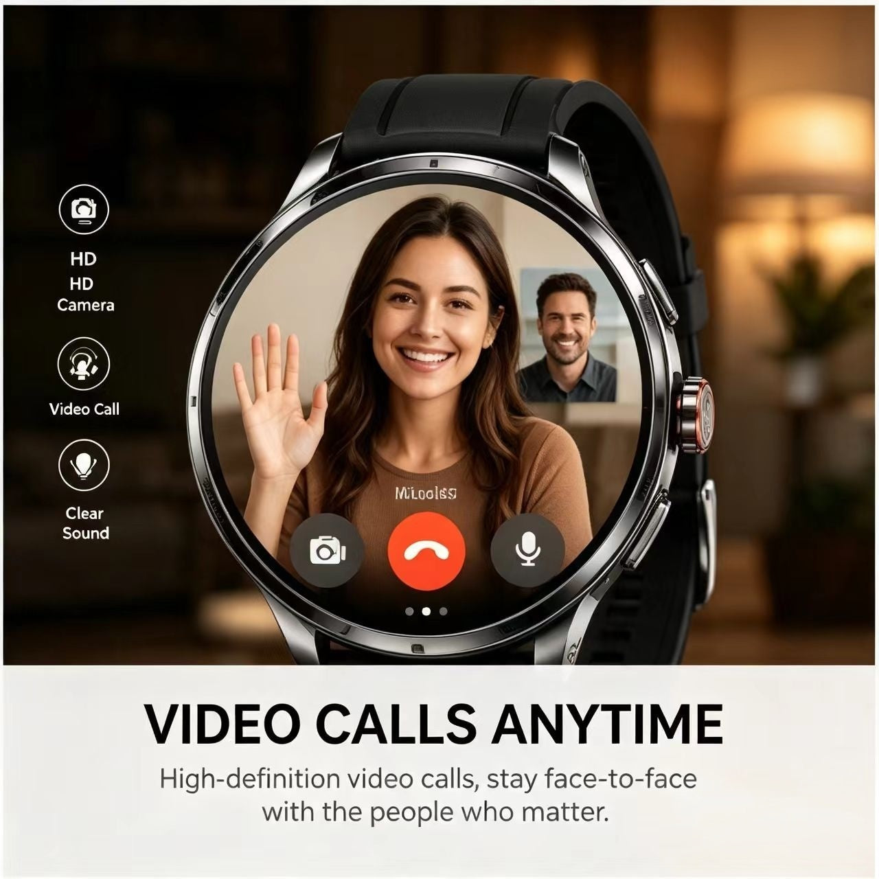 J98 4G LTE Smartwatch – Dual OS, AMOLED Display & GPS
