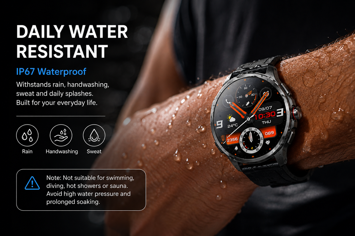 J98 4G LTE Smartwatch – Dual OS, AMOLED Display & GPS