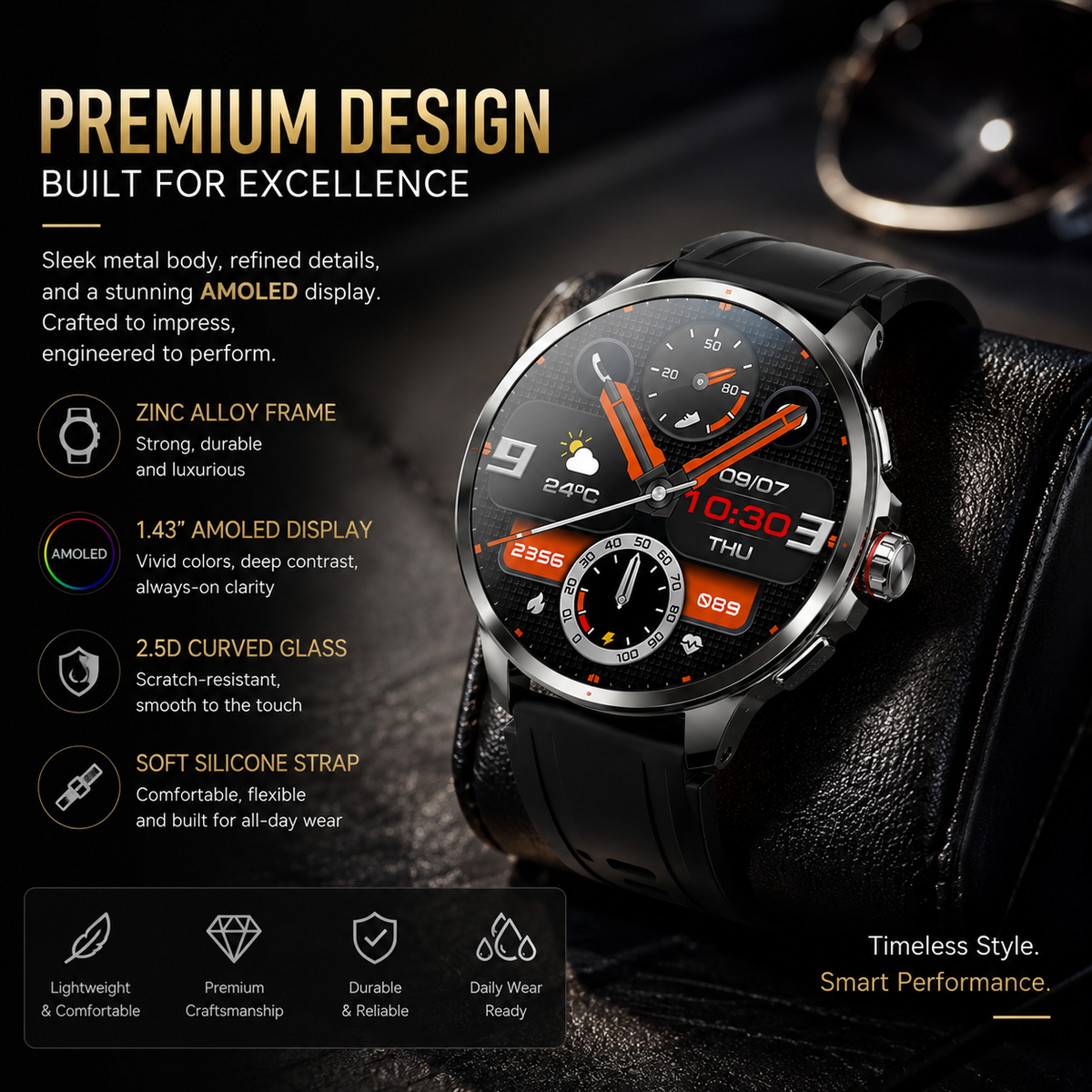J97 4G LTE Smartwatch – Dual OS, AMOLED Display & GPS