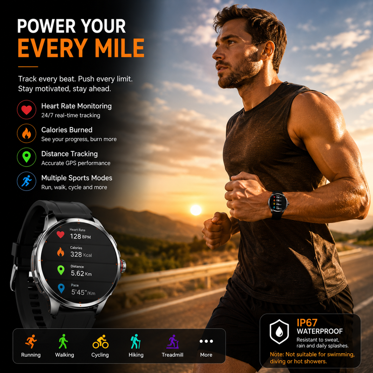 J97 4G LTE Smartwatch – Dual OS, AMOLED Display & GPS