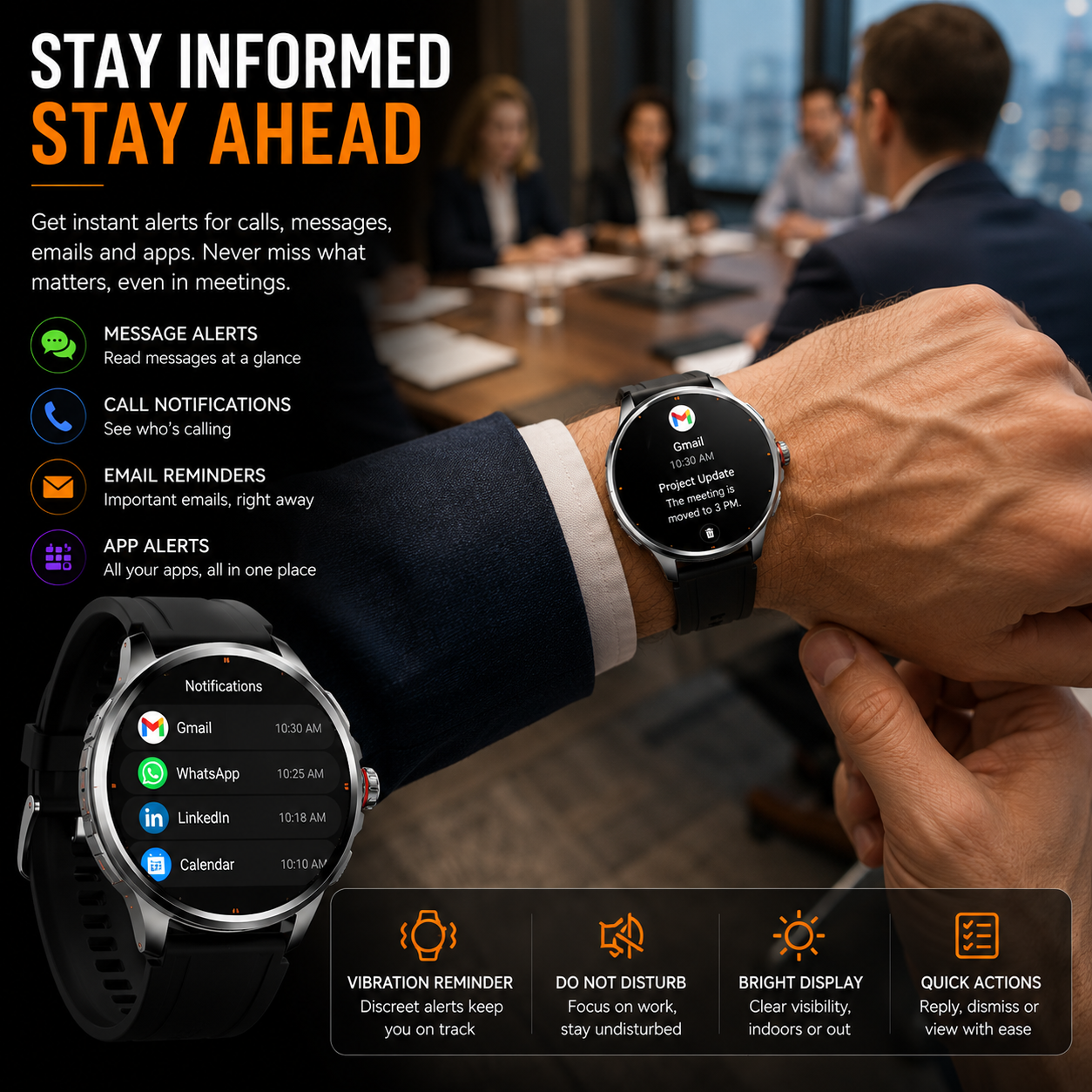 J98 4G LTE Smartwatch – Dual OS, AMOLED Display & GPS